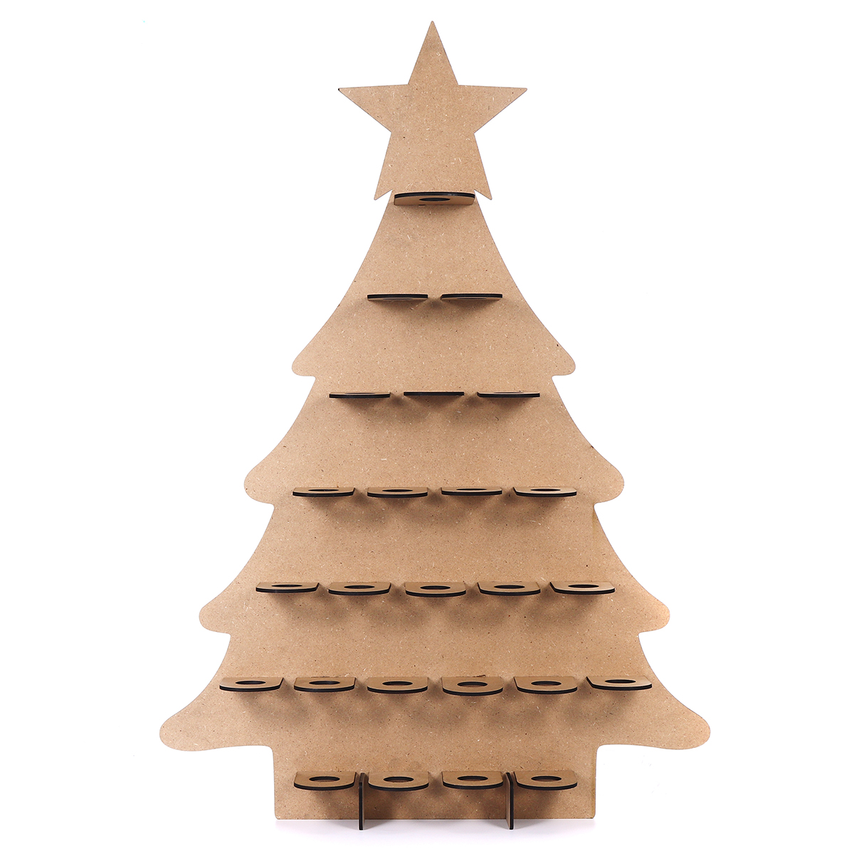 Wooden-Family-Advent-Calendar-Christmas-Tree-25-Chocolates-Stand-Rack-DIY-Decorations-1458960-4