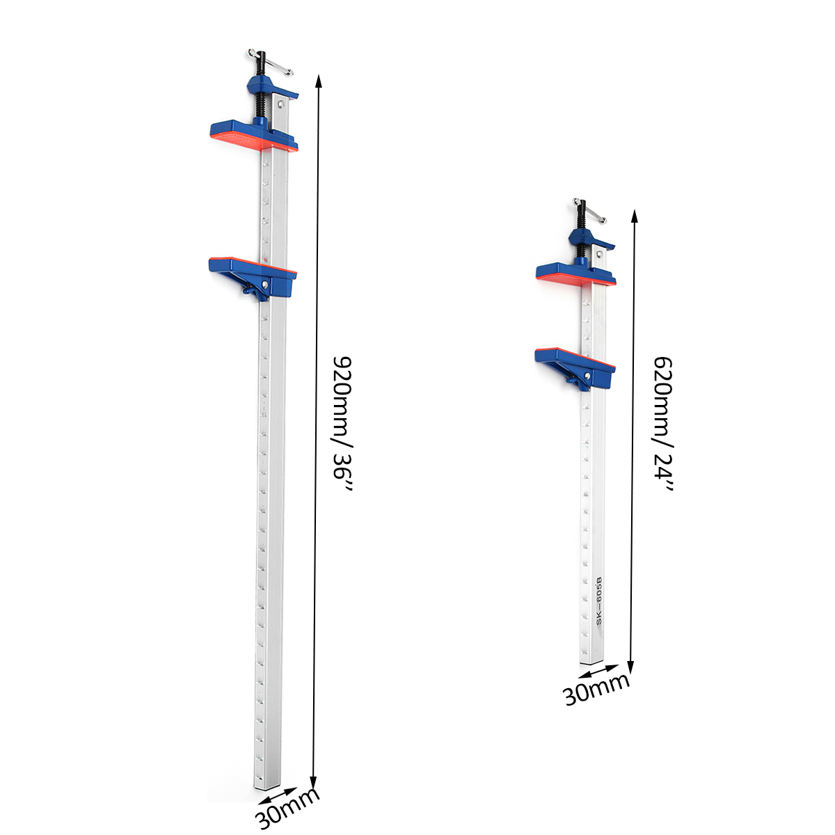 2436-Inch-Aluminum-F-Clamp-Bar-Heavy-Duty-Holder-Grip-Release-Parallel-Adjustable-Woodworking-Tool-1361735-10