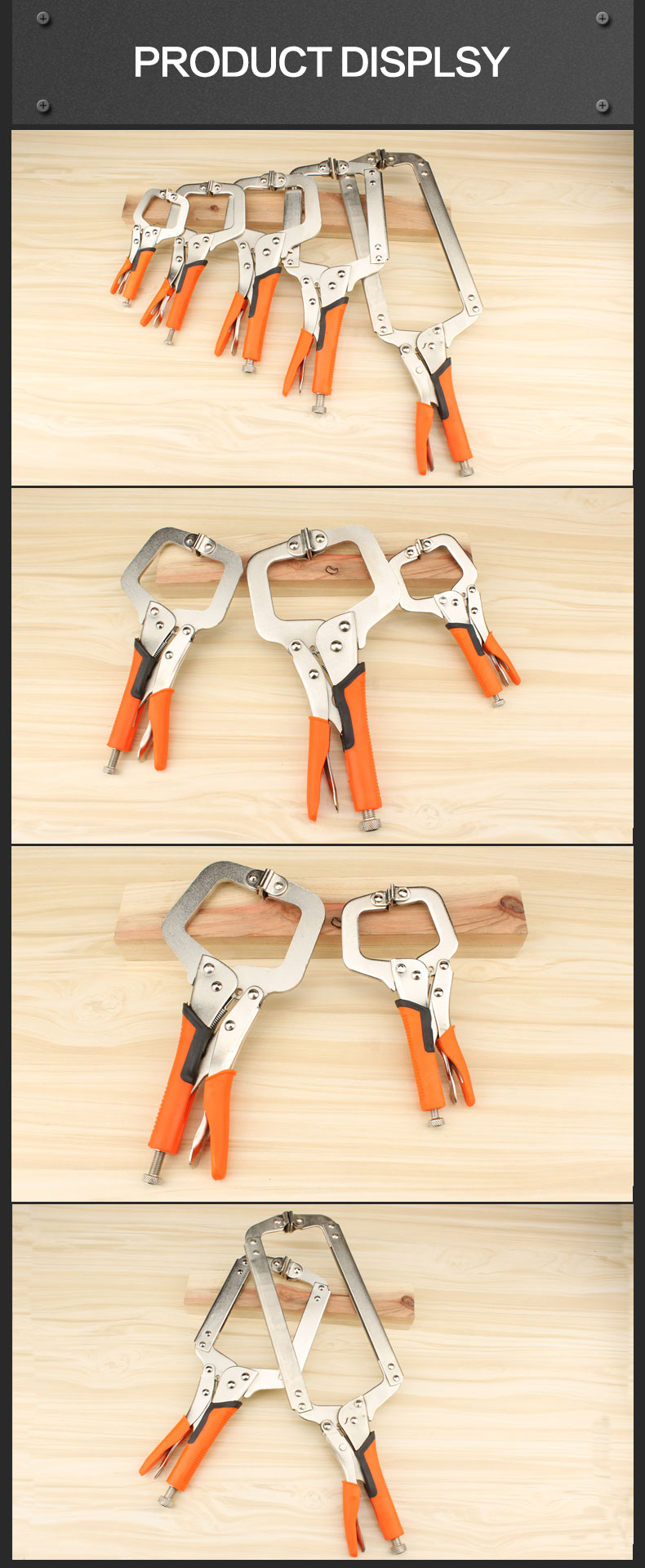 MYTEC-MC-010102-C-Type-D-type-Crimping-Pliers-Square-Mouth-Rubber-Handle-Wood-Working-Fast-Pliers-1193190-4