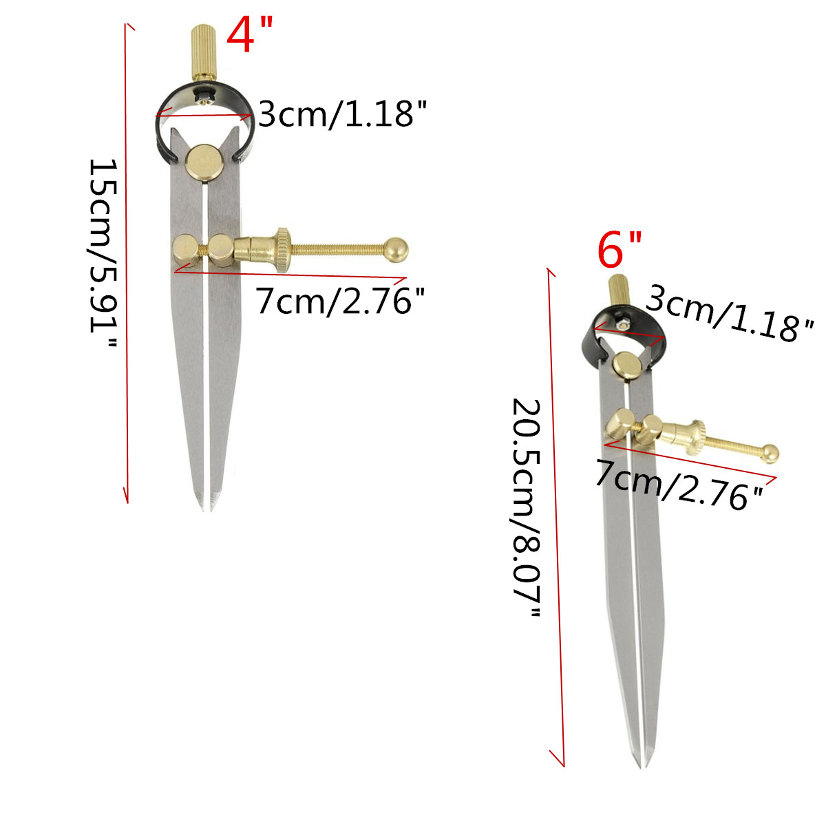 Spring-Divider-Leather-Divider-Wing--Medium-Carbon-Steel-Adjustable-Lockable-Calipers-Compass-for-6--1813656-2