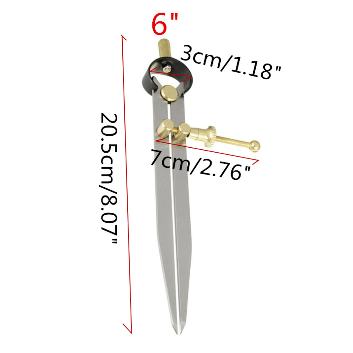 Spring-Divider-Leather-Divider-Wing--Medium-Carbon-Steel-Adjustable-Lockable-Calipers-Compass-for-6--1813656-4