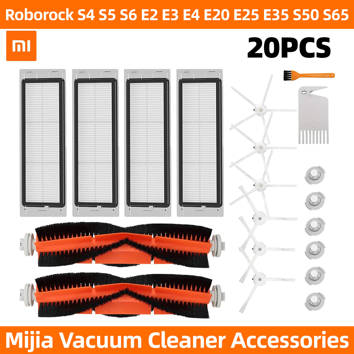20pcs-Replacements-for-Roborock-S4-S5-S6-E4-E20-E25-E35-S50-S65-Xiaomi-Mi-Mijia-Robotic-Vacuum-Clean-1944163-2