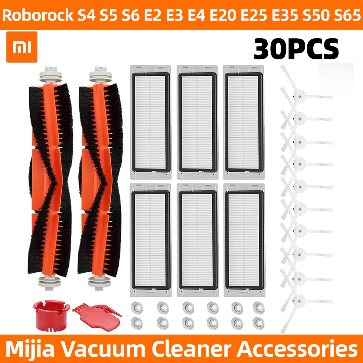 30pcs-Replacements-for-Roborock-S4-S5-S6-E2-E3-E4-E20-E25-E35-S50-S65-Robot-Vacuum-Cleaner-Main-Brus-1944162-1