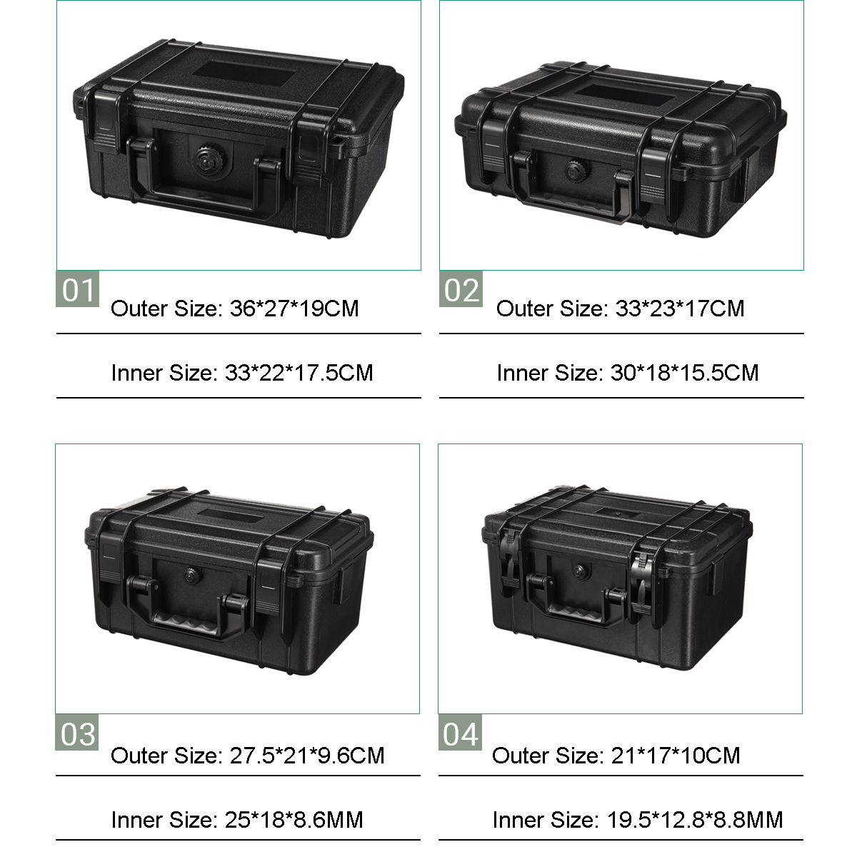 4-Sizes-ABS-Plastic-Sealed-Waterproof-Storage-Case-Foam-Impact--Resistant-Hiking-Portable-Tool-Box-D-1674189-7