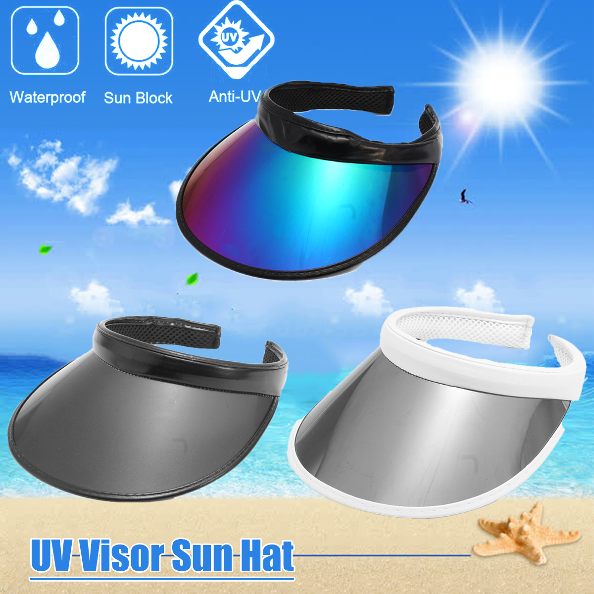 Outdoor-Camping-Hat-Summer-UV-Plastic-Visor-Sun-Hat-Clear-Tennis-Beach-Hat-Protection-Snapback-Cap-1338577-1
