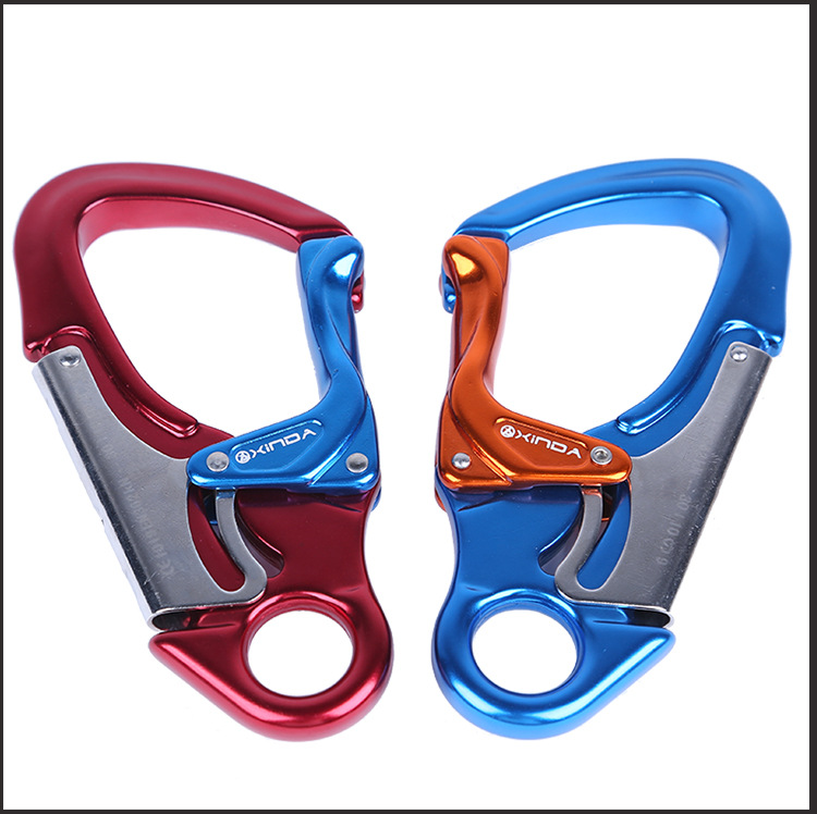 XINDA-XD-Q9652-Aluminum-30KN-Climbing-Aerial-Safety-Carabiner-Fire-Rescue-Security-Auto-Lock-Rappell-1356291-2