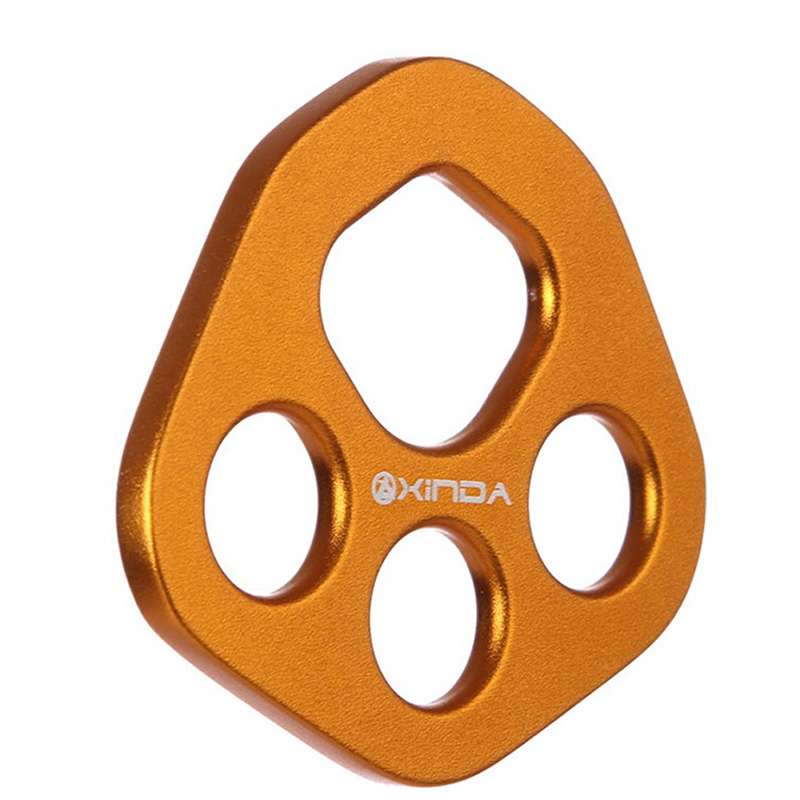 XINDA-XD8609-Aluminum-30KN-Climbing-Rope-Rigging-Plate-Split-Rope-Descender-Plate-4-hole-Force-Plate-1356292-2