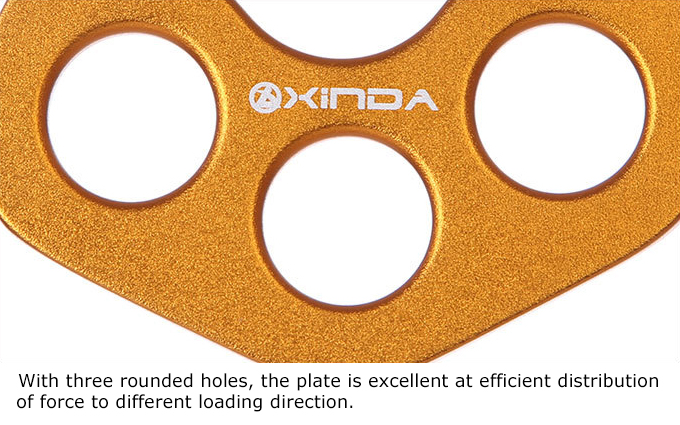 XINDA-XD8609-Aluminum-30KN-Climbing-Rope-Rigging-Plate-Split-Rope-Descender-Plate-4-hole-Force-Plate-1356292-5