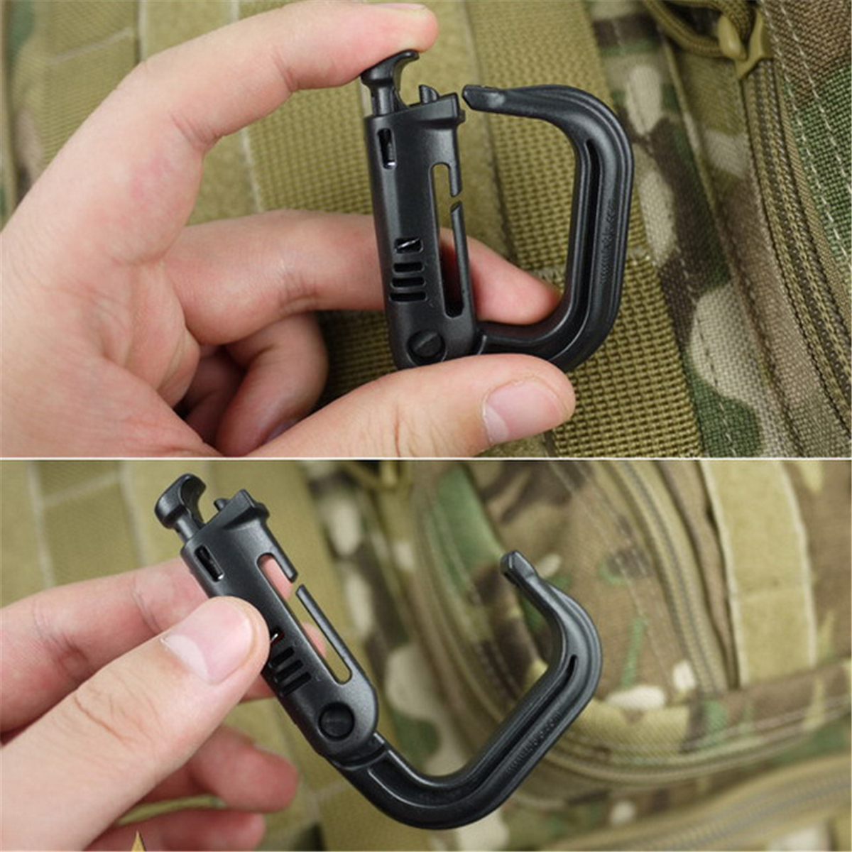 CAMTOA-Max-Load-90kg-D-Ring-Hook-Mountaineering-Buckle-Key-Chain-Outdoor-Climbing-Carabiner-Tactical-1885104-9