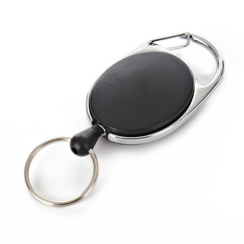 Outdoor-EDC-Metal-Keychain-Ring-Multifunction-Retractable-Anti-Lost-Key-Ring-Buckle-Pull-Clip-1398927-1