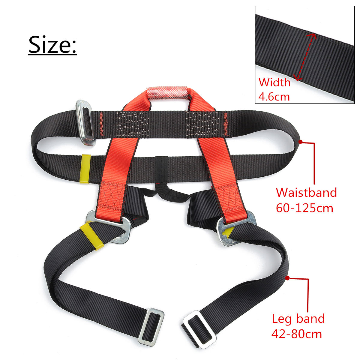 Outdoor-Mountain-Rock-Climbing-Rappelling-Harness-Bust-Belt-Rescue-Safety-Seat-Sitting-Strap-1130415-2