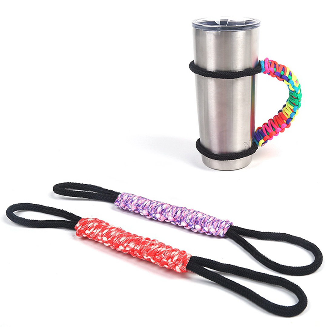 0OZ-Adjustable-Nylon-Paracord-Water-Cup-Tumbler-Handle-Bottle-Ring-Rope-Survival-Strap-1193325-1