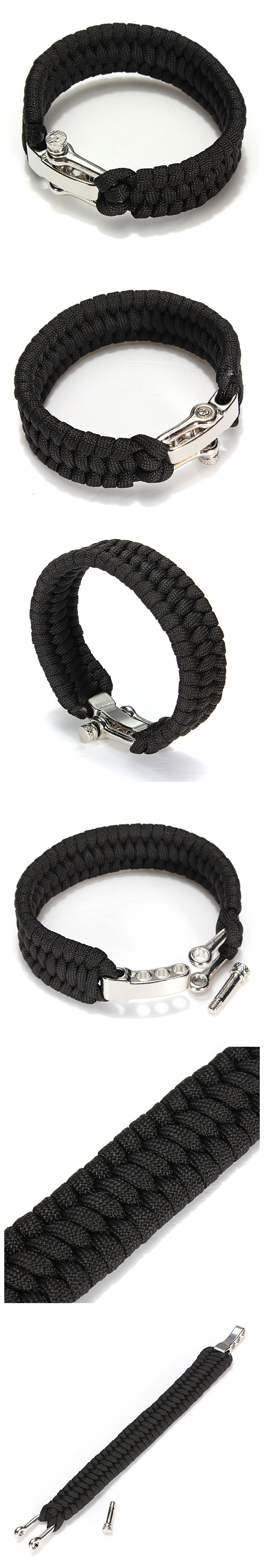 7-Strands-ParaCord-Bracelet-String-Cord-Hand-Ring-With-Quick-Release-Shackle-Buckle-For-Survival-80636-3