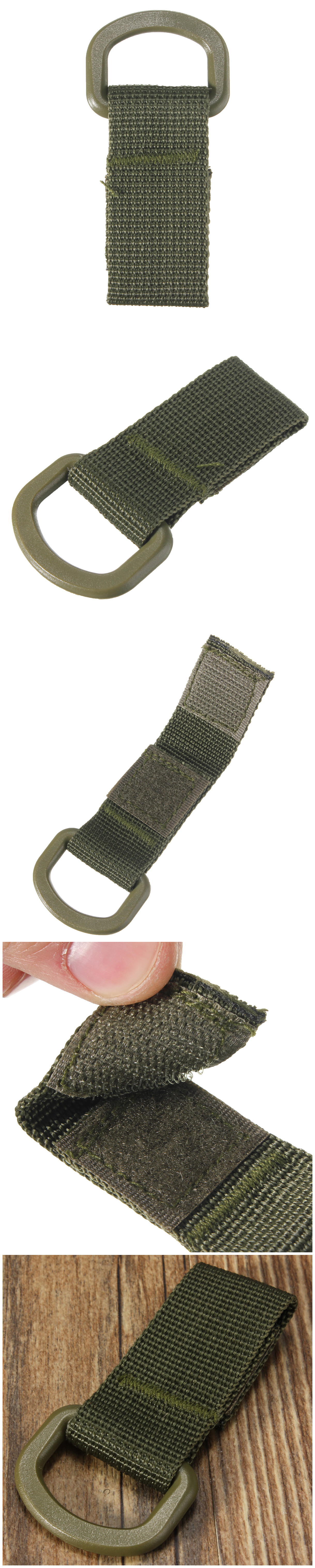 Military-Tactical-Carabiner-Nylon-Strap-Buckle-Hook-Belt-Hanging-Keychain-D-shaped-Ring-Molle-System-1028668-6