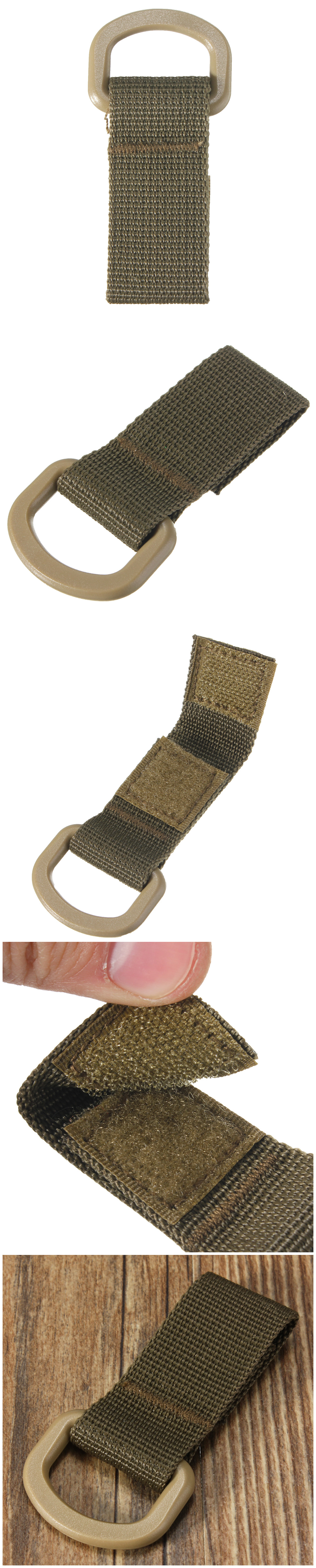 Military-Tactical-Carabiner-Nylon-Strap-Buckle-Hook-Belt-Hanging-Keychain-D-shaped-Ring-Molle-System-1028668-7