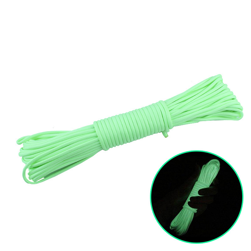 Nylon-20M-Fluorescent-Climbing-Camping-Tent-Rope-9-Strands-Luminous-High-strength-Paracord-1307876-9