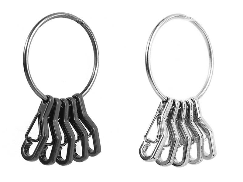 Outdooors-EDC-Buckle-Carabiner-D-shaped-Quick-Release-Hook-Clip-Key-Chain-Camping-Hiking-1059222-9