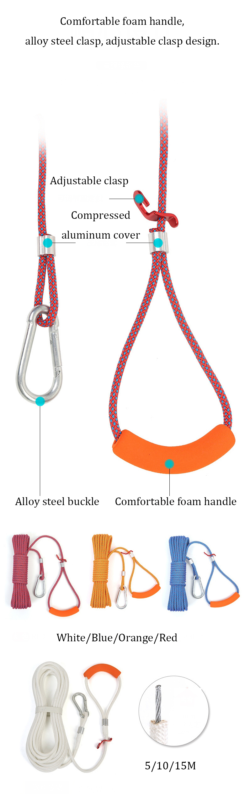 Portable-No-Punching-Clothesline-Outdoor-Camping-Traveling-Non-slip-Hanging-Rope-1618953-3