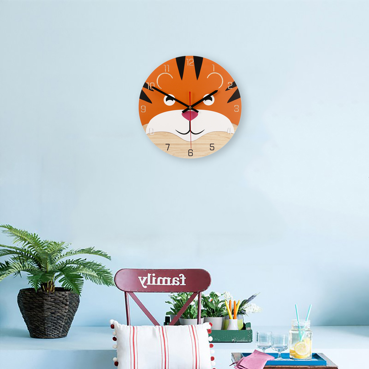 28cm-Animal-Mute-Round-Wall-Clock-Modern-Home-Living-Room-Kitchen-Watch-Decor-1450509-3
