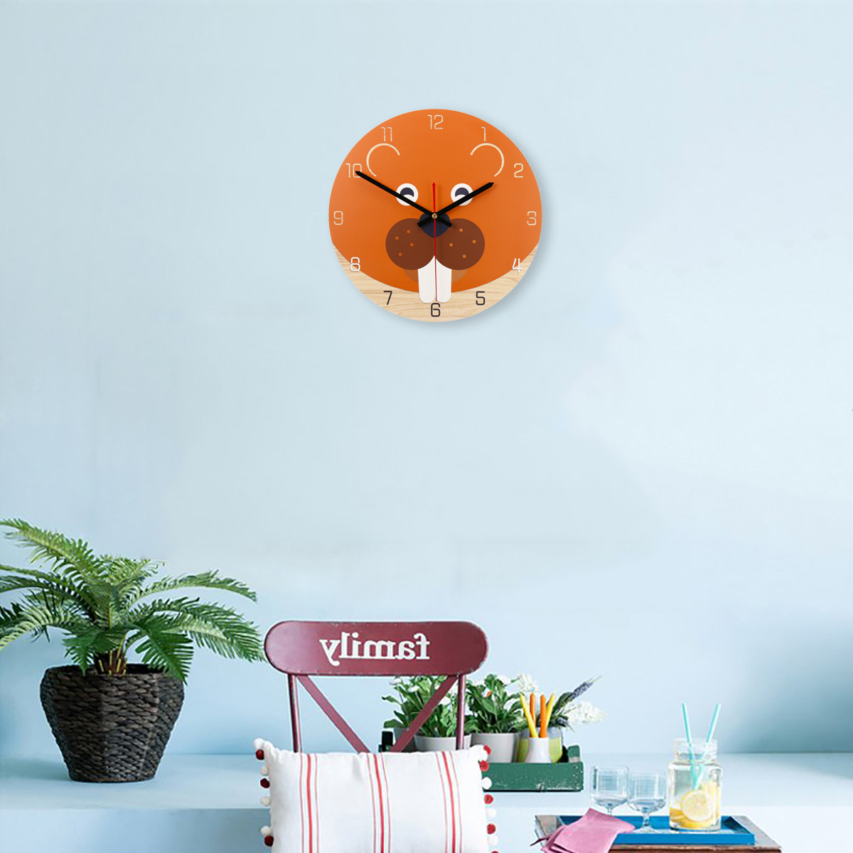 28cm-Animal-Mute-Round-Wall-Clock-Modern-Home-Living-Room-Kitchen-Watch-Decor-1450509-4