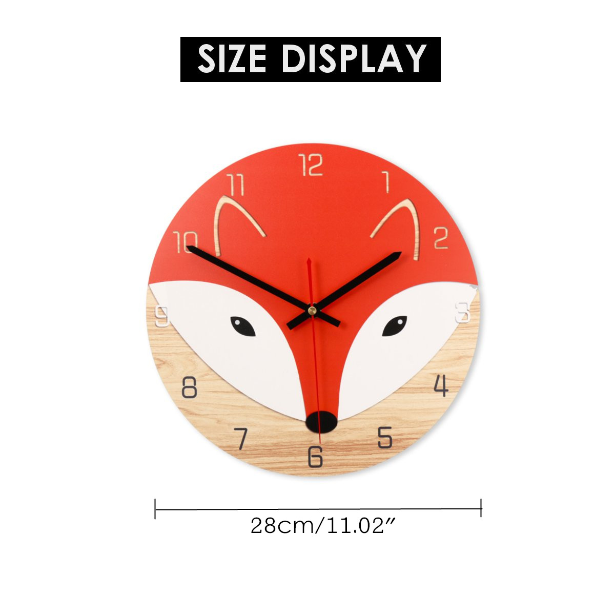 28cm-Animal-Mute-Round-Wall-Clock-Modern-Home-Living-Room-Kitchen-Watch-Decor-1450509-9