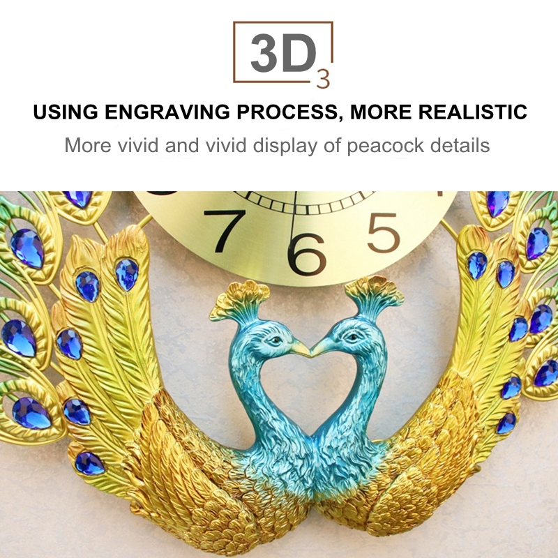 3D-Crystal-Luxury-Peacock-Clock-Creative-Modern-Art-Decorative-Clock-Mute-Wall-Quartz-Clock-1642333-8
