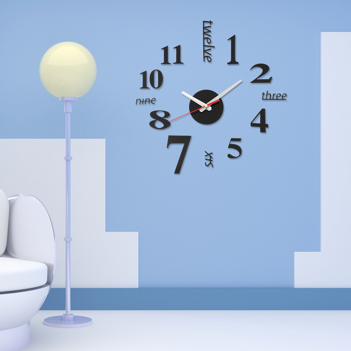 40cm-Modern-3D-Frameless-Wall-Clock-Style-Watches-Hours-DIY-Room-Home-Decorations-Model-1511526-2