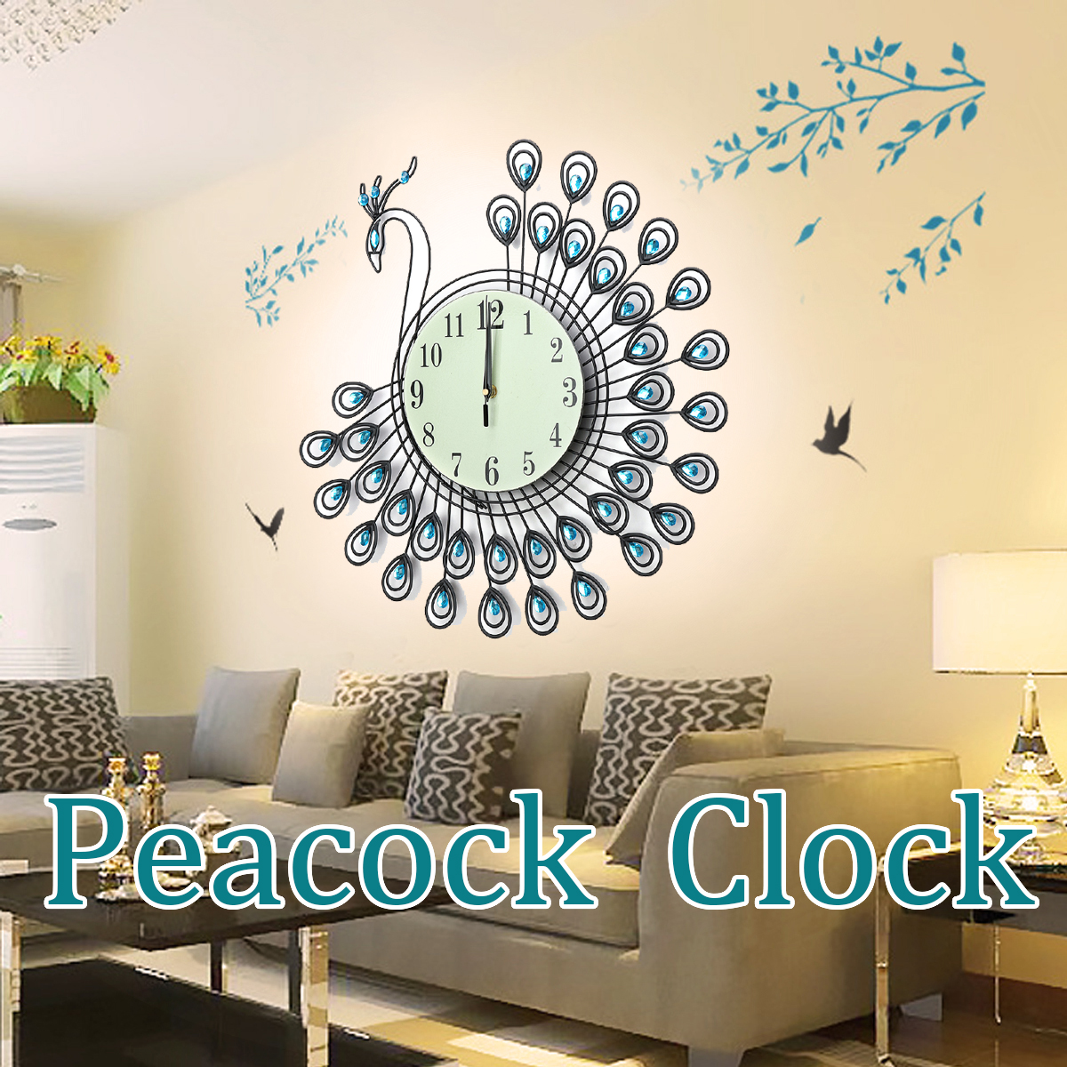 54x54cm-Peacock-Large-Wall-Clock-Grow-In-Dark-Living-Room-Bedroom-House-Decorations-1450327-1