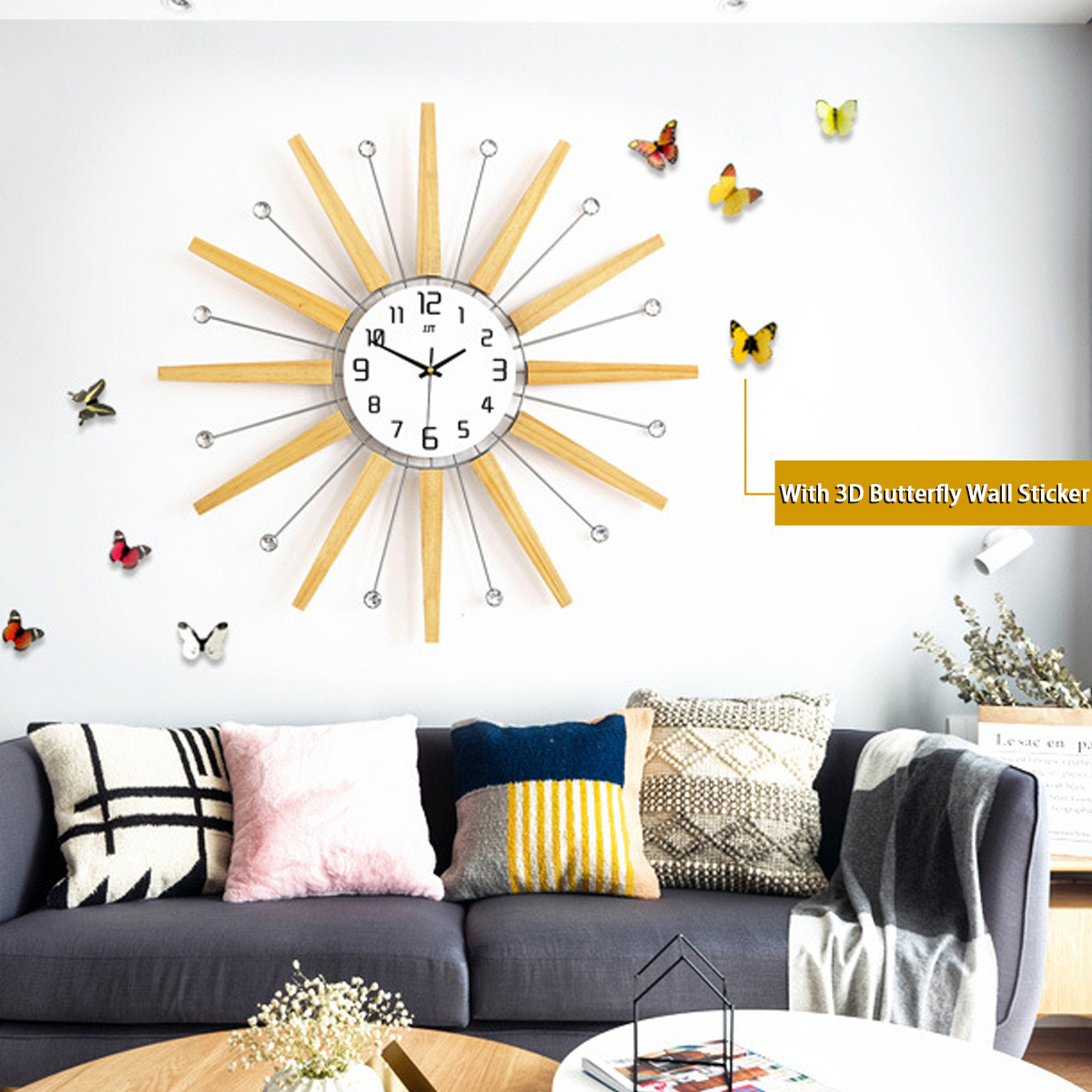 6565cm-Clear-Wide-Large-Density-Board-Wall-Clock-With-3D-Butterfly-Stickers-1671453-10