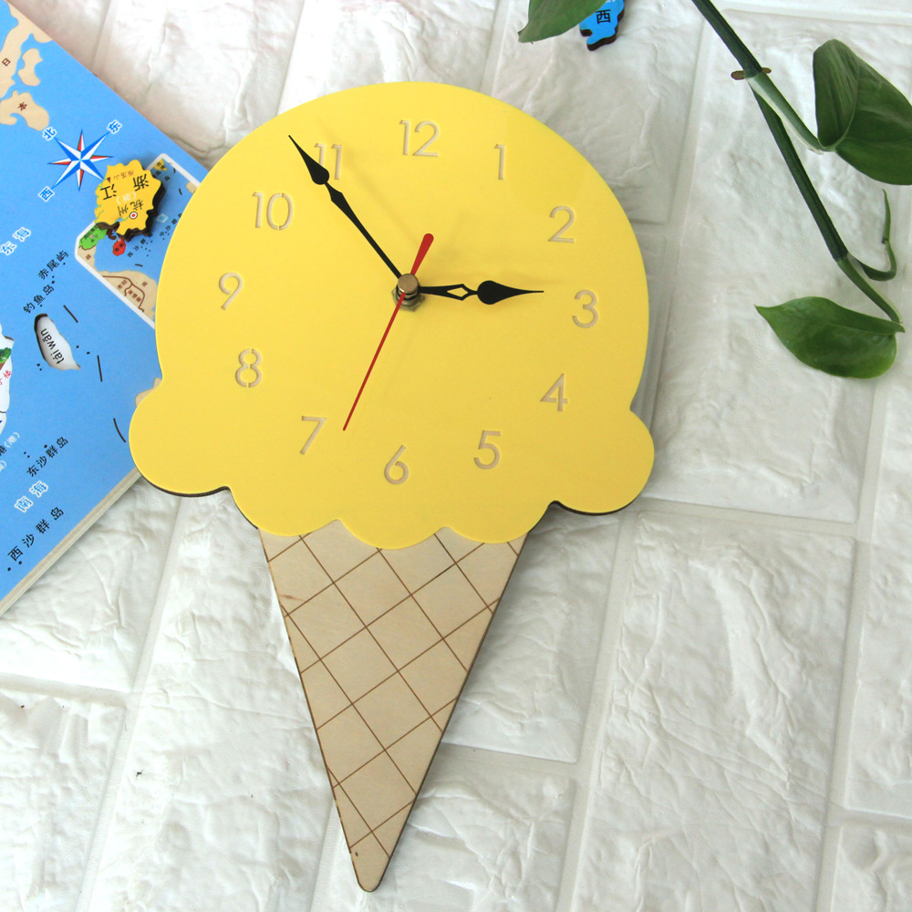 Home-Cartoon-Creative-Wall-Clock-Living-Room-Acrylic-Ice-Cream-Childrens-Clock-1526368-4