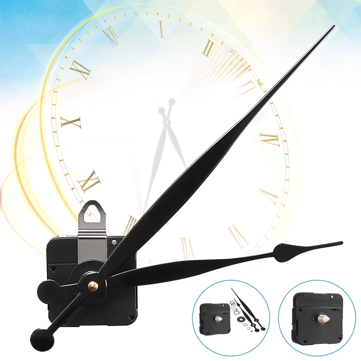 Long-Hand-Quartz-Clock-Movement-Mechanism-Motor-High-Torque-Hour-Minute-Hands-DIY-Module-Kit-1333713-4