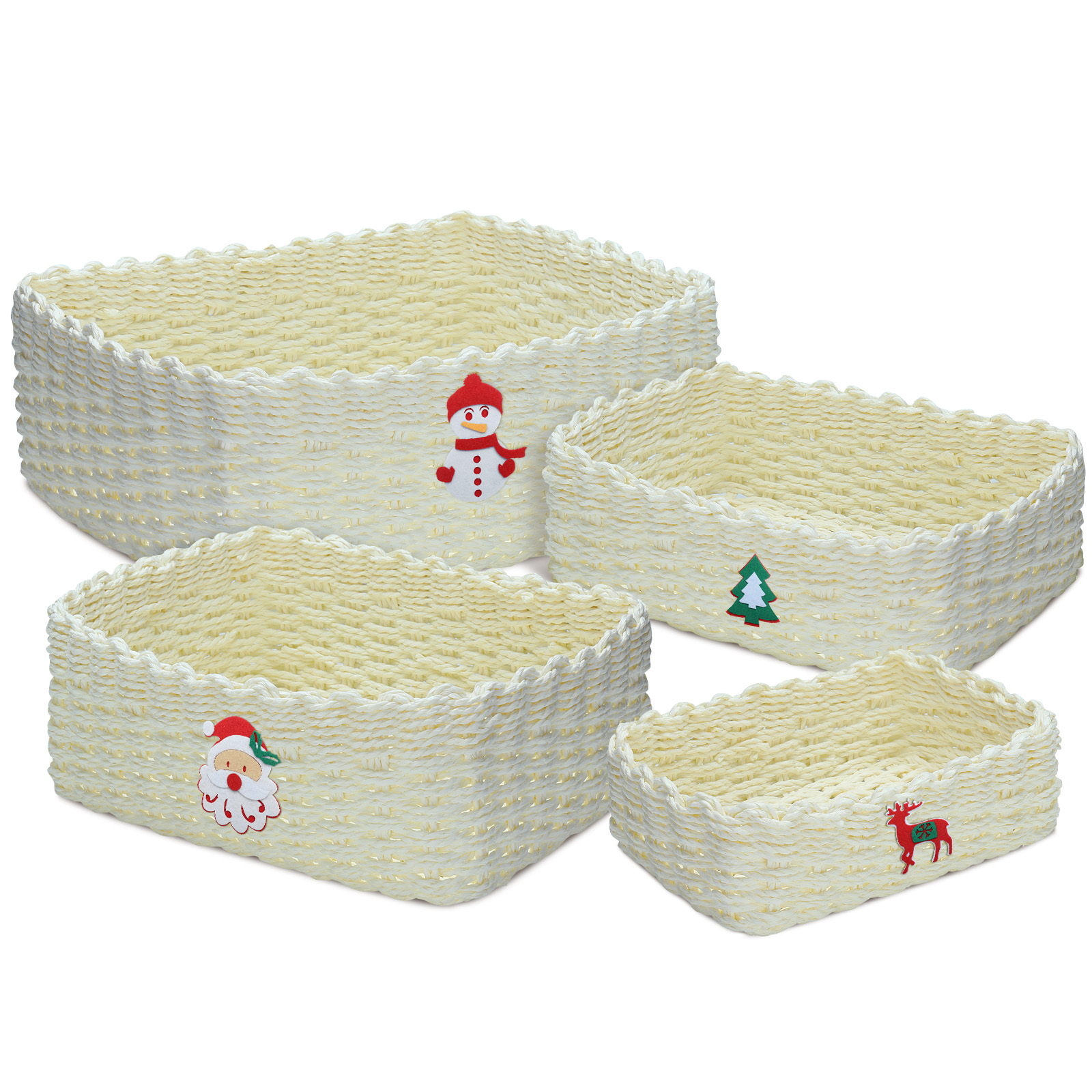 KING-DO-WAY-4PCS-Christmas-Handmade-Woven-Storage-Basket-Set-Durable-Eco-friendly-Storage-Basket-1891489-21