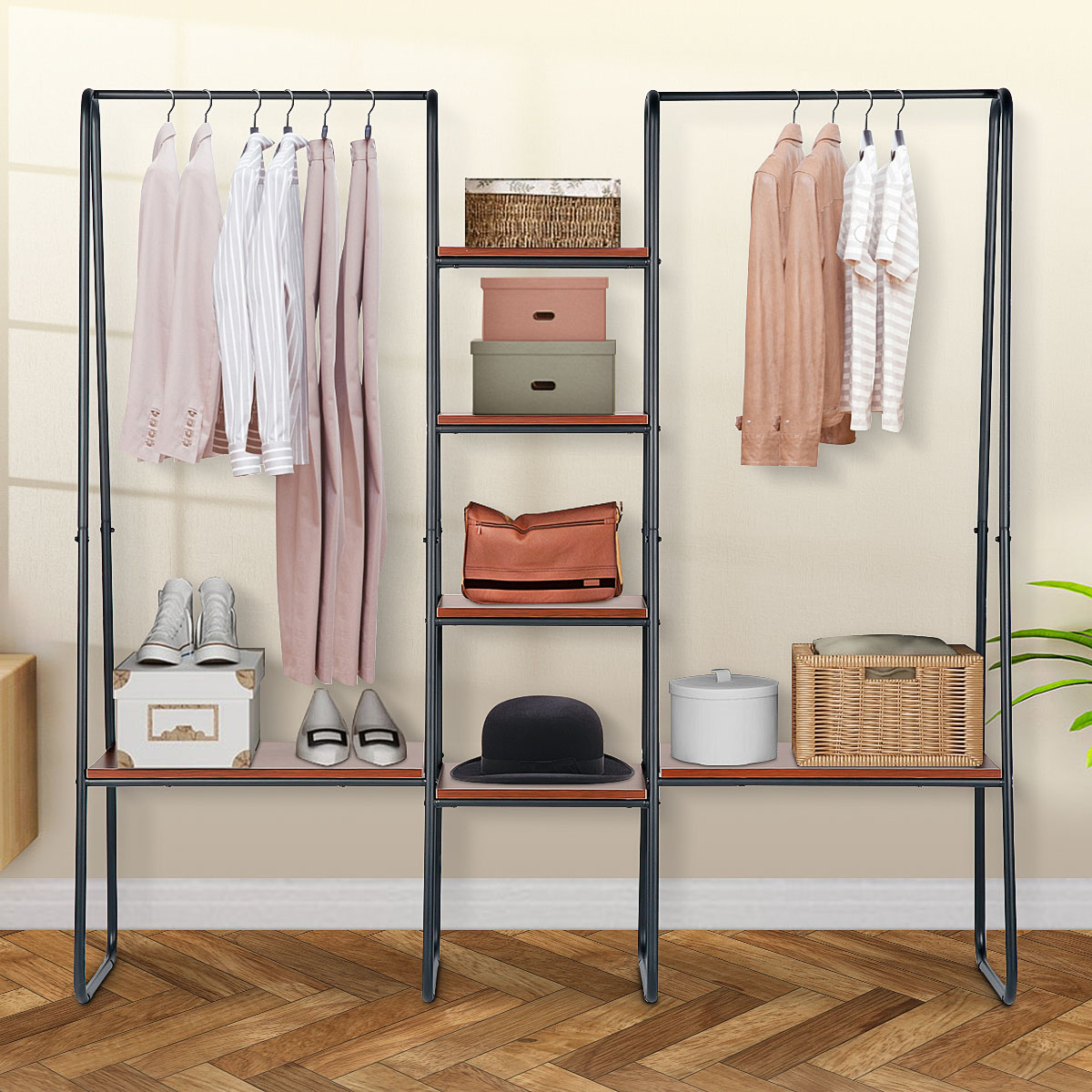Multi-functional-Clothes-Hanger-Coat-Rack-Floor-Hanger-Storage-Wardrobe-Clothing-Drying-Racks-Wardro-1809431-11