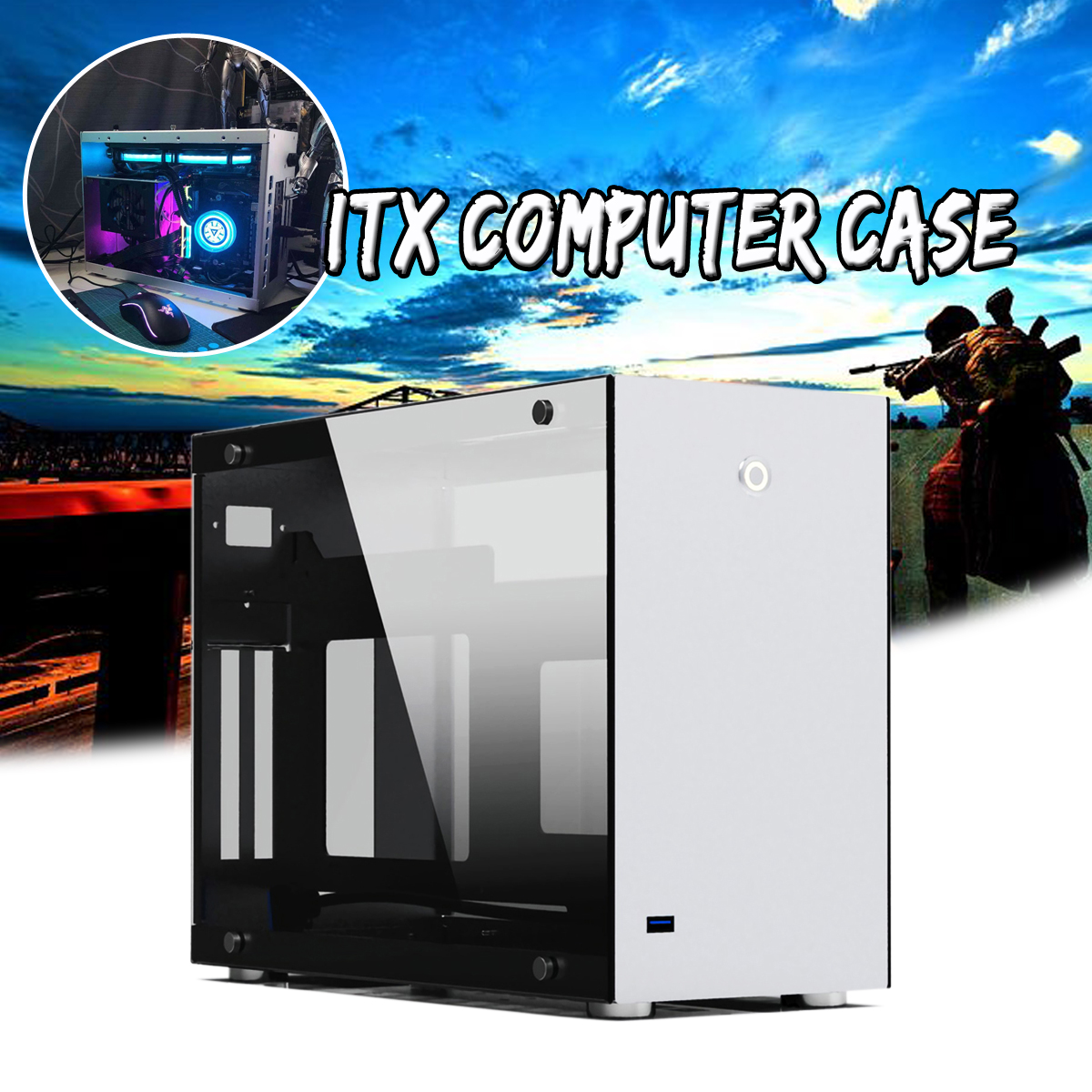 CEMO-A4-Aluminum-Alloy-Tempered-Glass-ITX-Computer-Case-Mini-Case-1434397-2