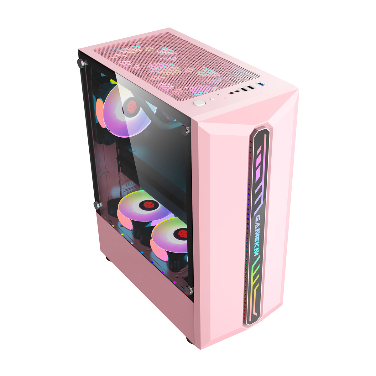 GAMEKM-Computer-Case-Mid-Tower-ATXM-ATXITX-Acrylic-Side-Panel-RGB-Gaming-Computer-PC-Case-USB-30USB--1820803-14