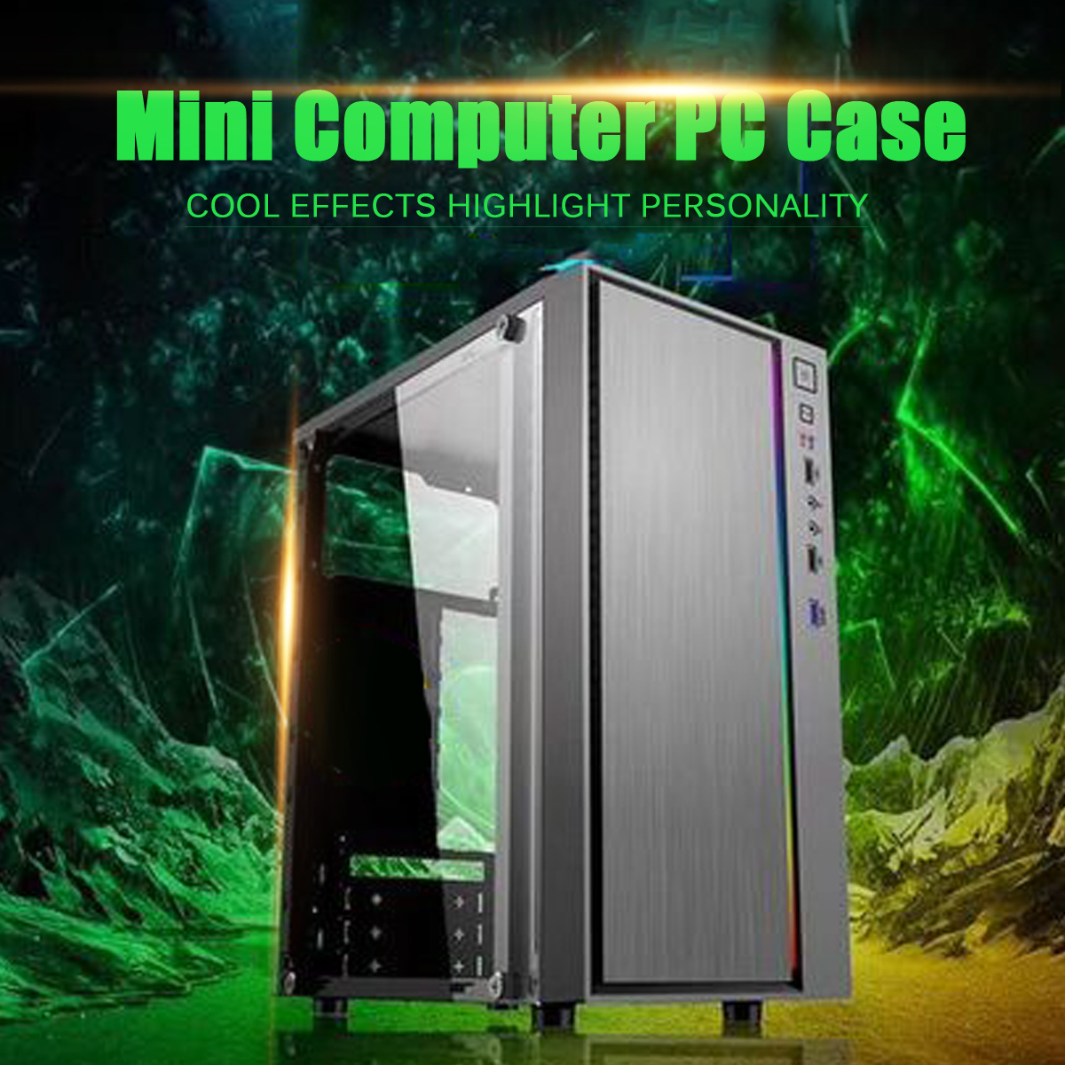 M-ATX--Mini-ITX-Computer-Gaming-PC-Case-RGB-Cooling-Fan-USB-Audio-Interface-with-Light-Bar-1627169-4
