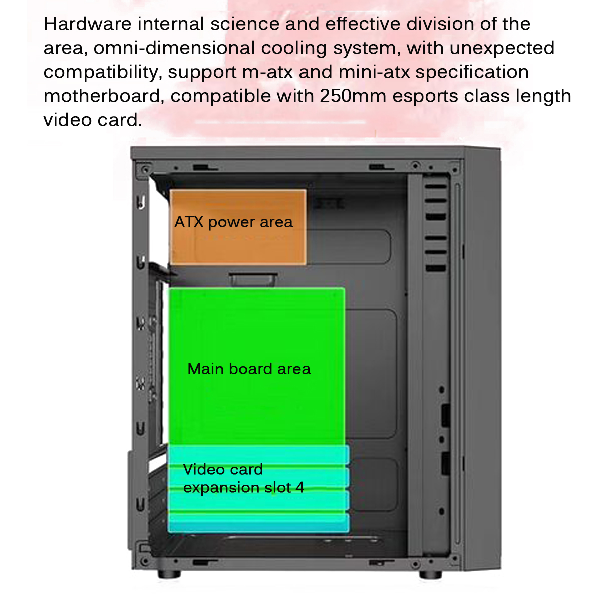 M-ATX--Mini-ITX-Computer-Gaming-PC-Case-RGB-Cooling-Fan-USB-Audio-Interface-with-Light-Bar-1627169-9