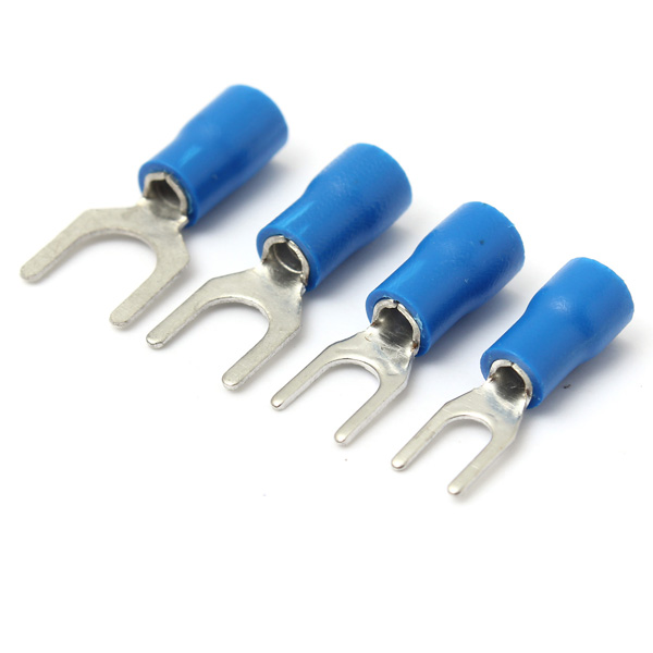 10PCS-Blue-Insulated-Fork-Wire-Connector-Electrical-Crimp-Terminal-16-14AWG-979929-7