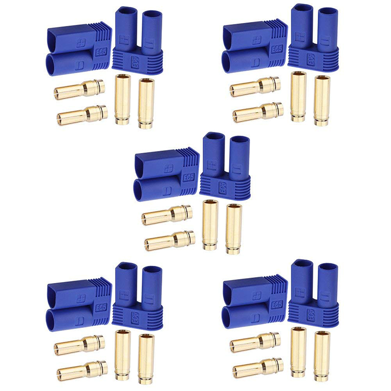10Set-EC5-Flame-Retardant-Male--Female-Connectors-Banana-Head-Plug-For-RC-Lipo-Battery-1526385-1