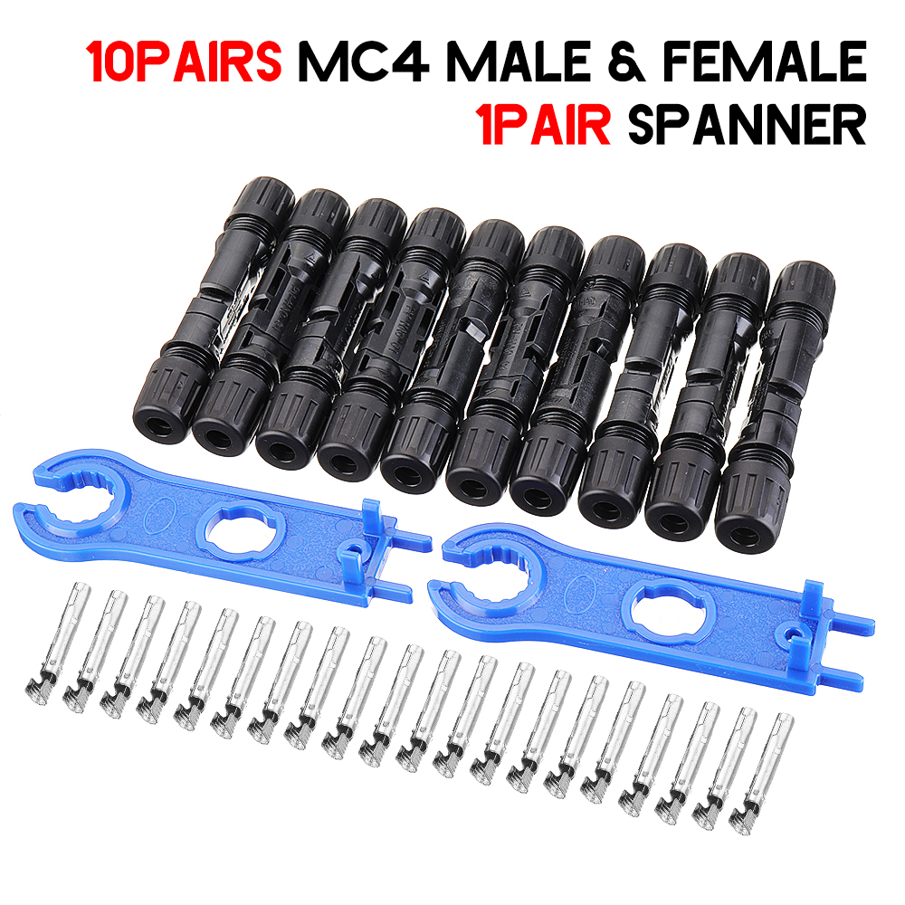 10pairs-x-Connector-1pair-Spanner-Male-Female-30A-101214AWG-Cable-Plug-Solar-Panel-System-Supply-1631958-2