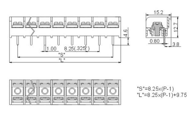 10pcs-2-4-Pin-825mm-Barrier-Screw-Terminal-Blocks-Connectors-Black-951436-1