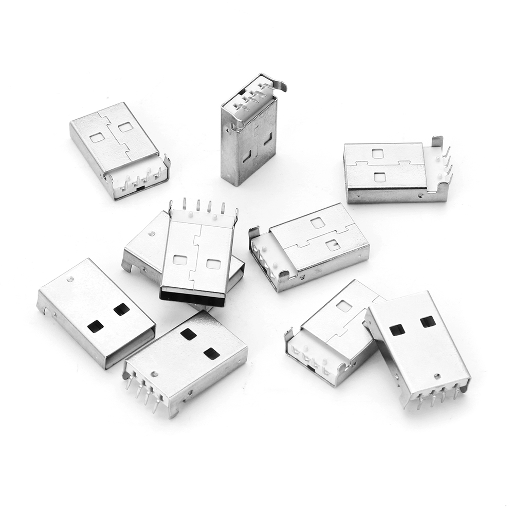 10pcs-90-Degree-Type-A-female-Socket-DIP-Connector-USB-Charging-Socket-USB-Socket-Interface-1334751-2