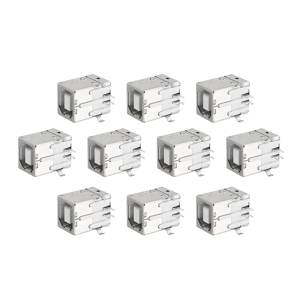 10pcs-BF-90Degree-Type-B-USB-Printer-Port-Socket-Connector-Charging-Socket-USB-Socket-Interface-1334907-1