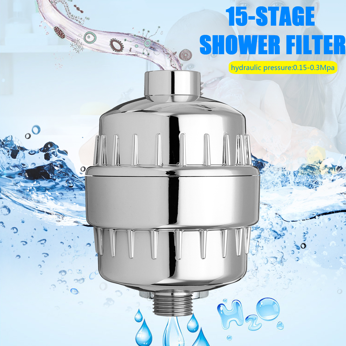 15-Stage-Shower-Water-Filter-Softener-ABS-Hard-Water-Removes-Chlorine-and-Flouride-1458900-2