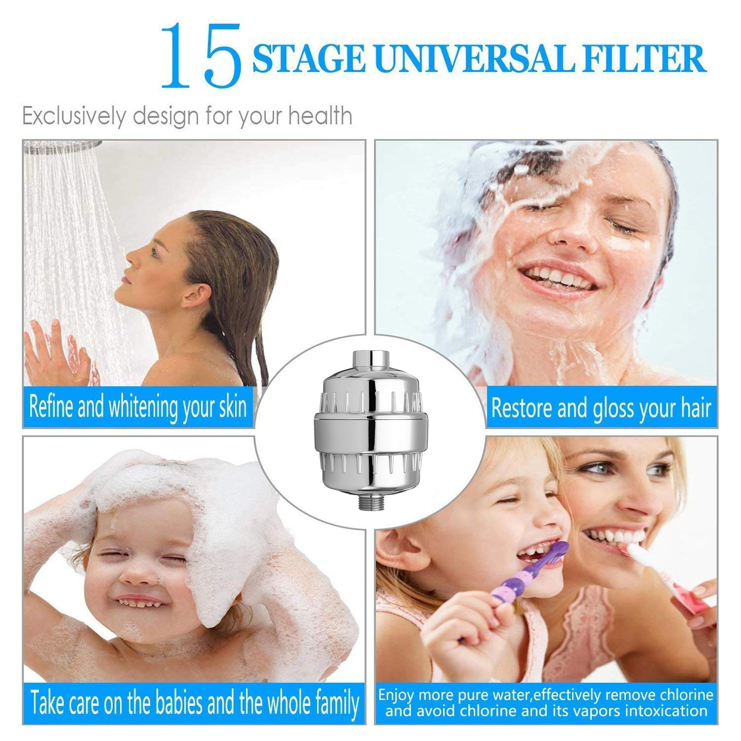 15-Stage-Shower-Water-Filter-Softener-ABS-Hard-Water-Removes-Chlorine-and-Flouride-1458900-5