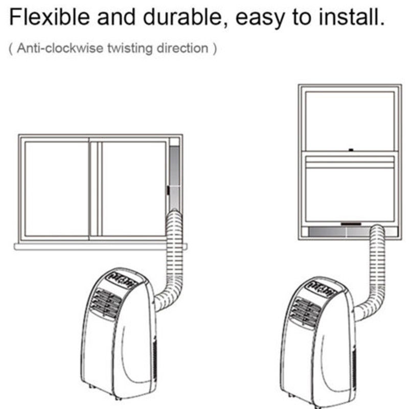 150cm-Flexible-Portable-Exhaust-Hose-PVC-Tube-Fits-Air-Conditioner-5quot-Dia-Vent-Hose-1337826-1