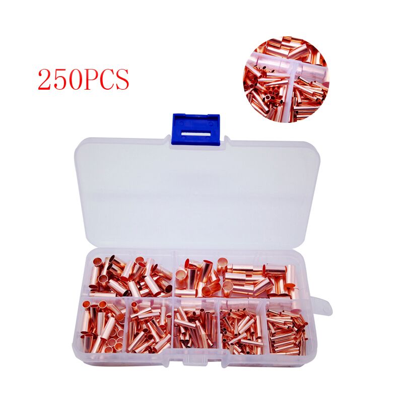 250Pcs-Copper-Butt-Splice-Connector-Solder-Crimp-Electrical-Cable-Wire-Terminal-with-Plastic-Box-1377166-2