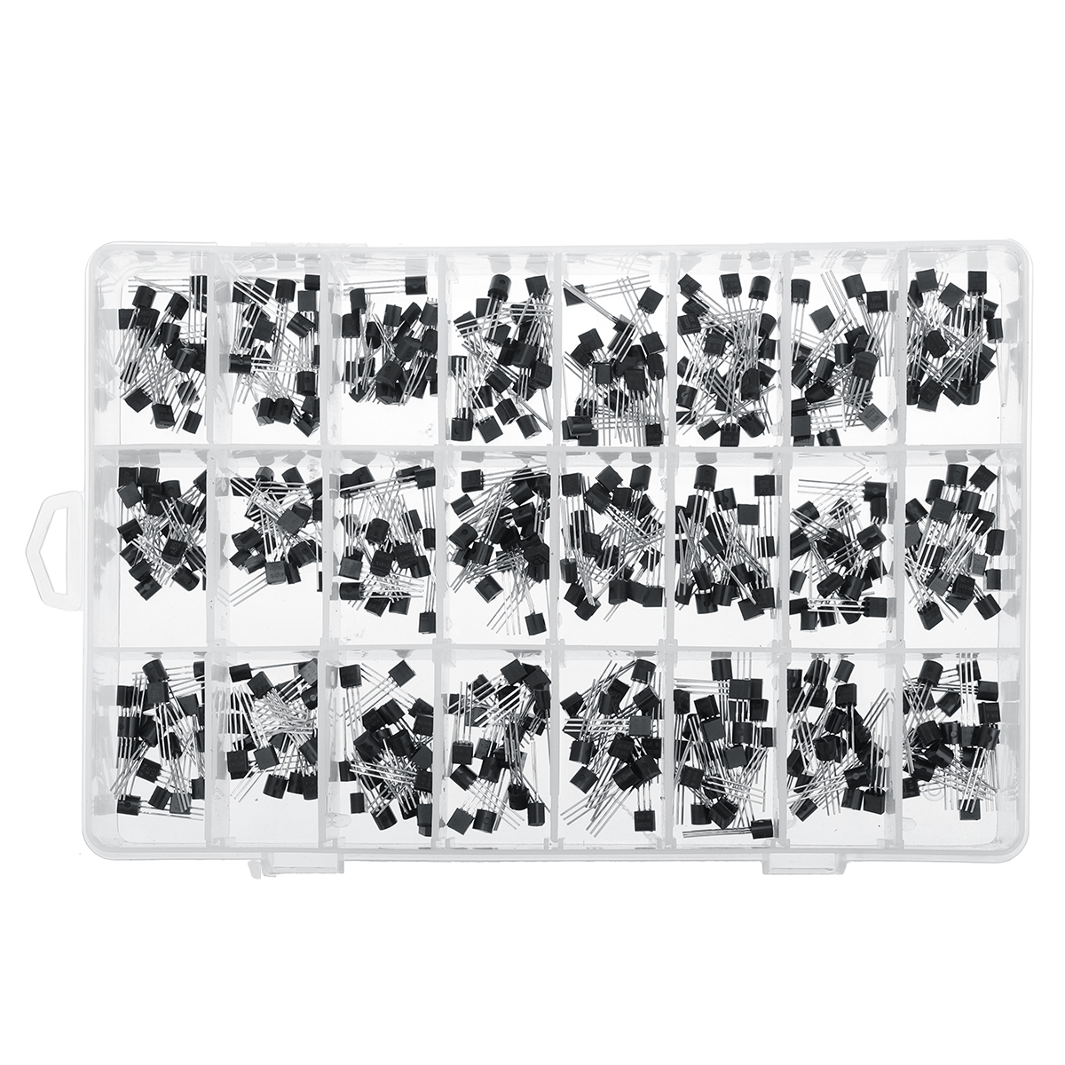 480Pcs-24-Types-Silicon-In-line-NPN--PNP-Transistor-Assortment-Kit-Pack-2N2222-1681210-8