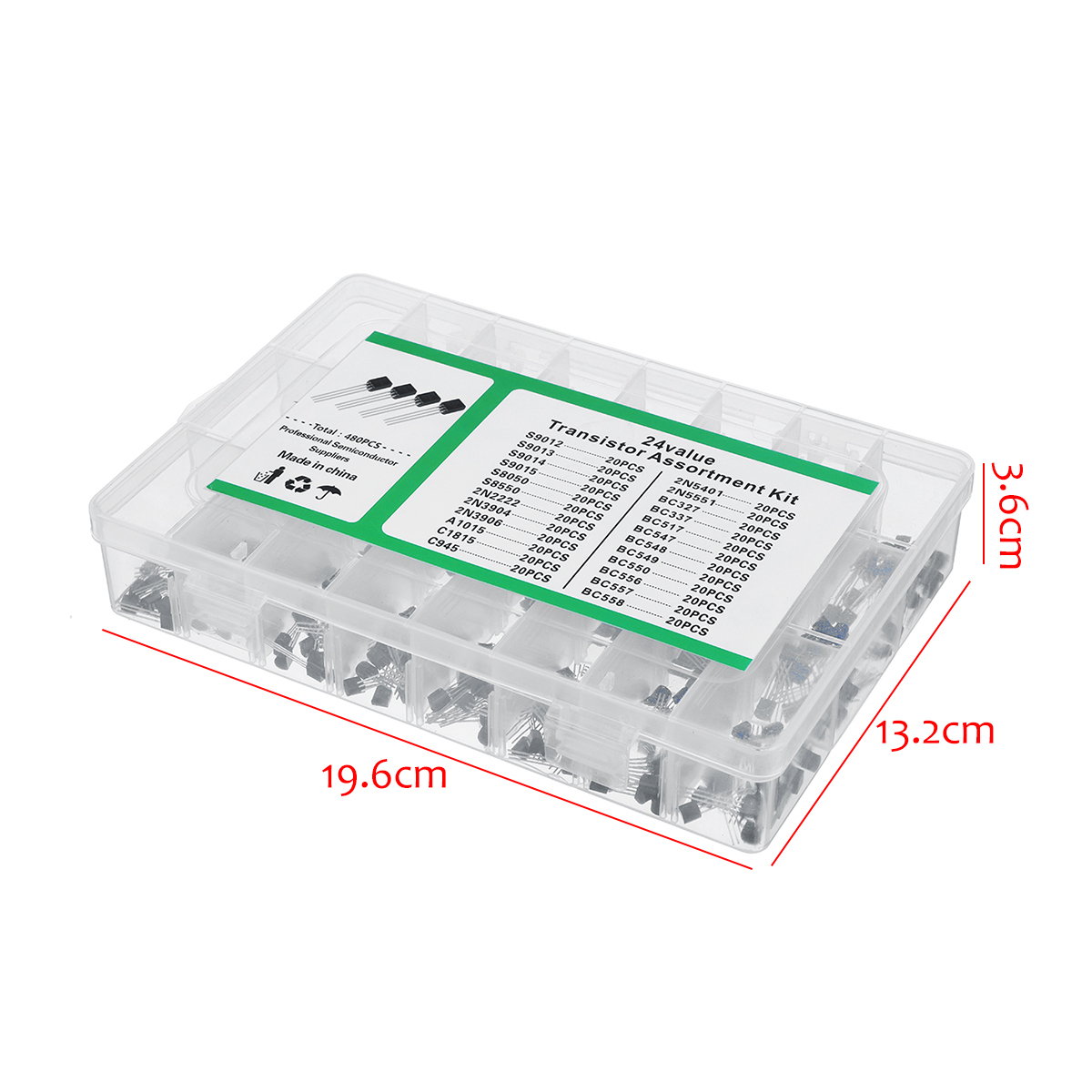 480Pcs-24-Types-Silicon-In-line-NPN--PNP-Transistor-Assortment-Kit-Pack-2N2222-1681210-10