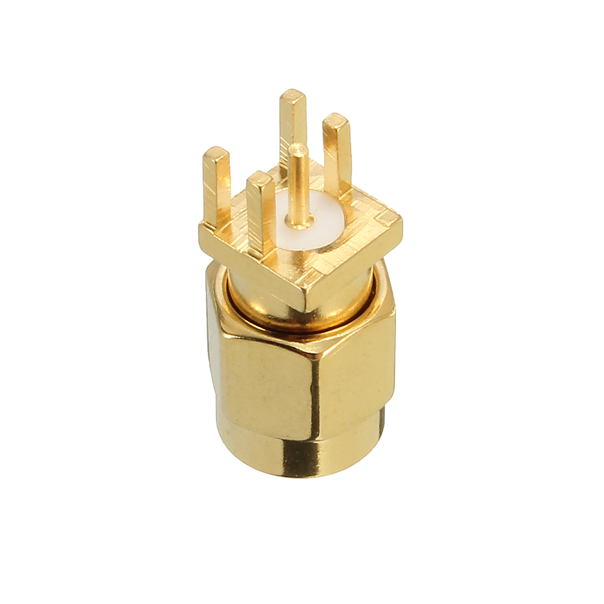 Copper-50Ohm-SMA-Male-Plug-PCB-Clip-Edge-Solder-Mount-RF-Connector-1103202-4